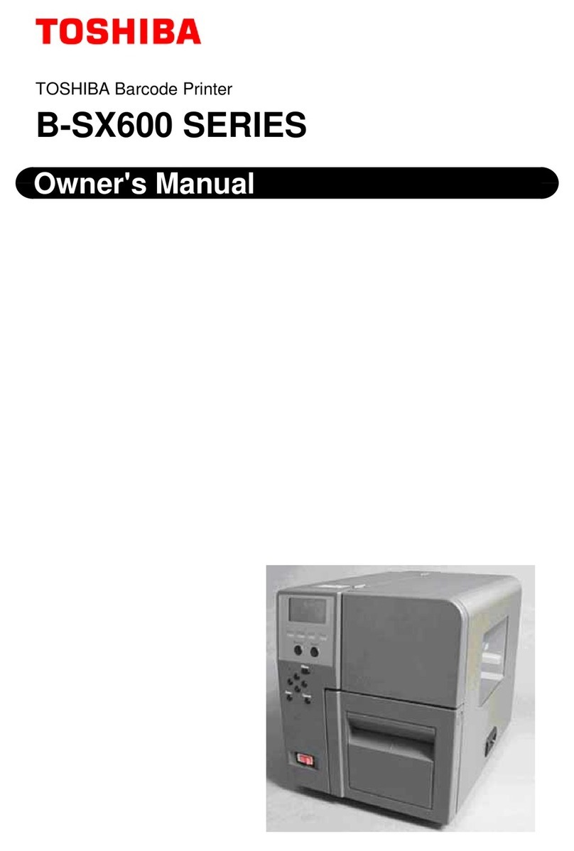 Toshiba B-SX600 SERIES User manual