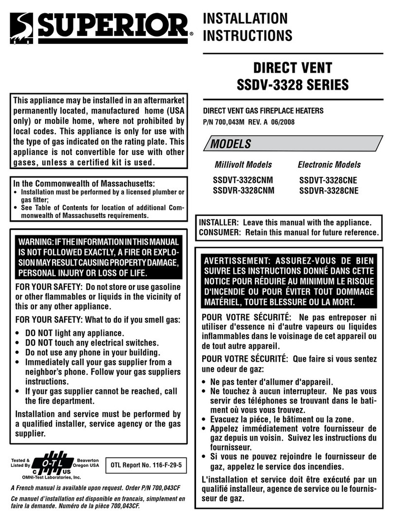 Superior SSDV-3328 User manual