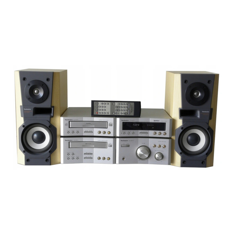 Technics SC-HD310 User manual Technics SC-HD310 User manual