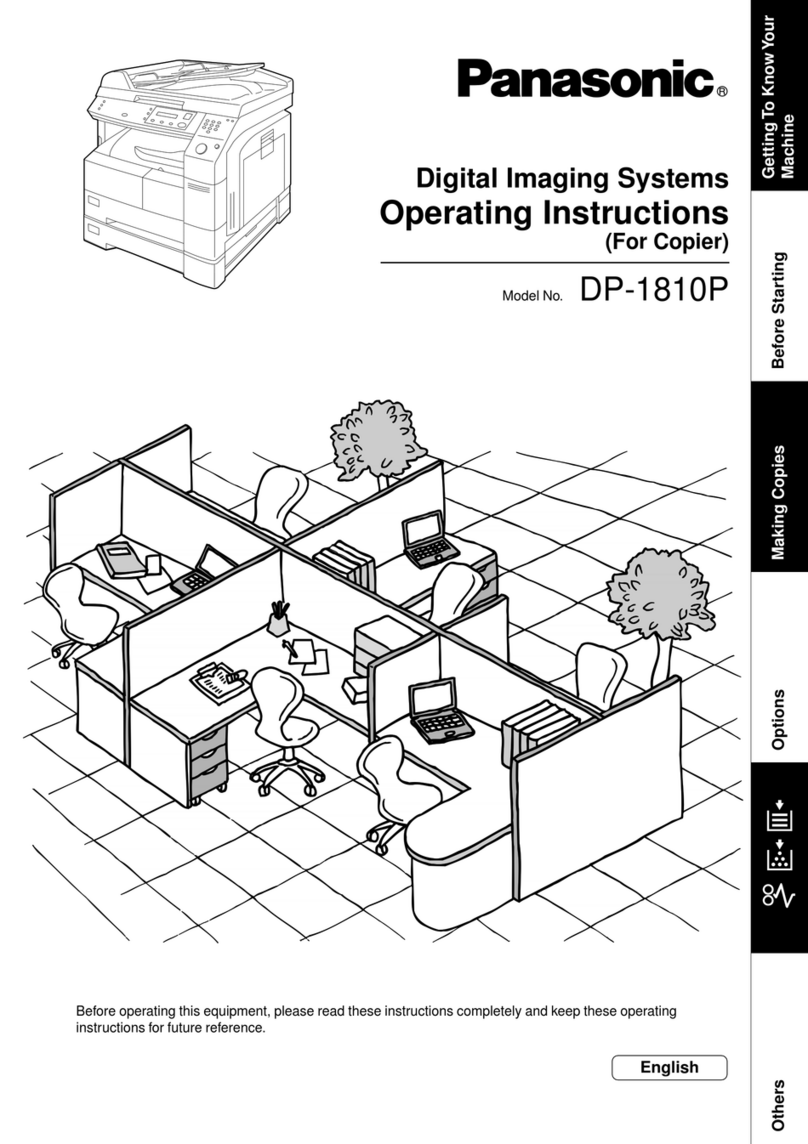Panasonic DP-1810P Copier guide