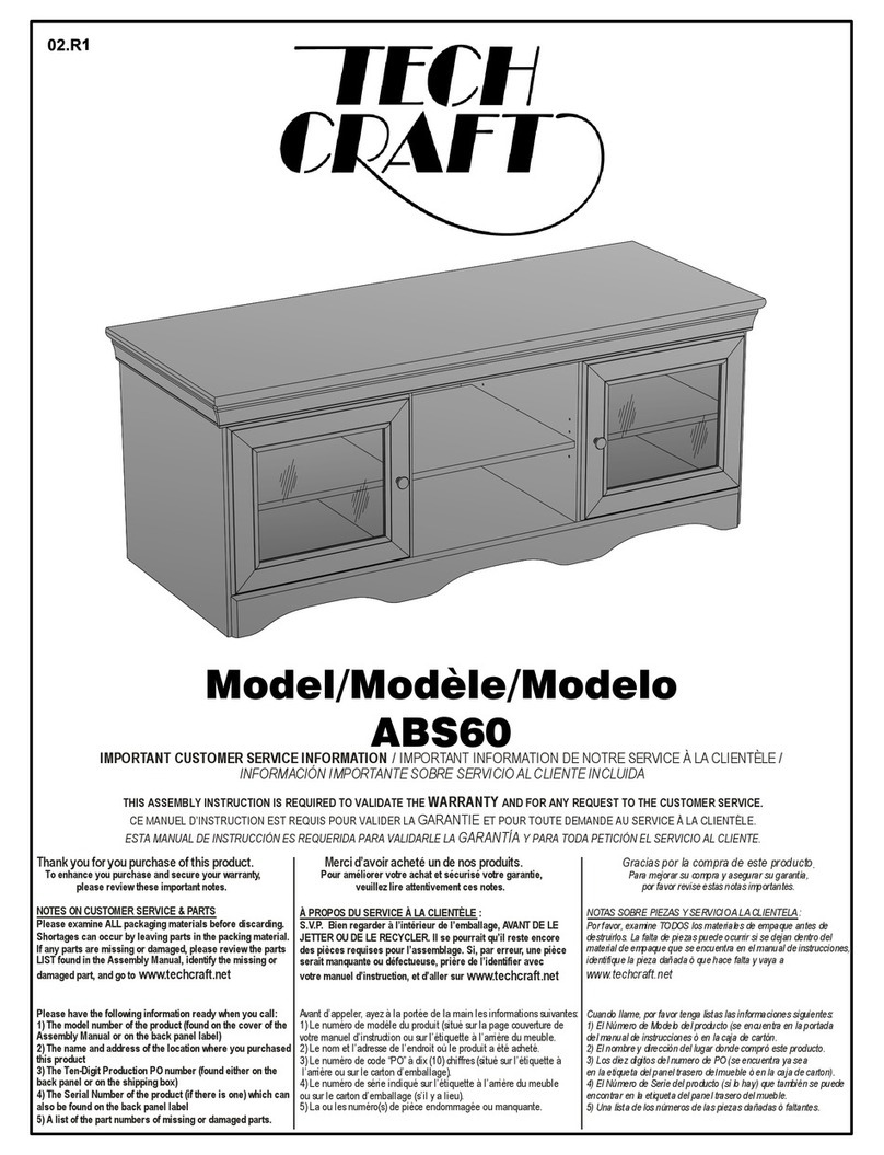 Tech Craft ABS60 Assembly manual