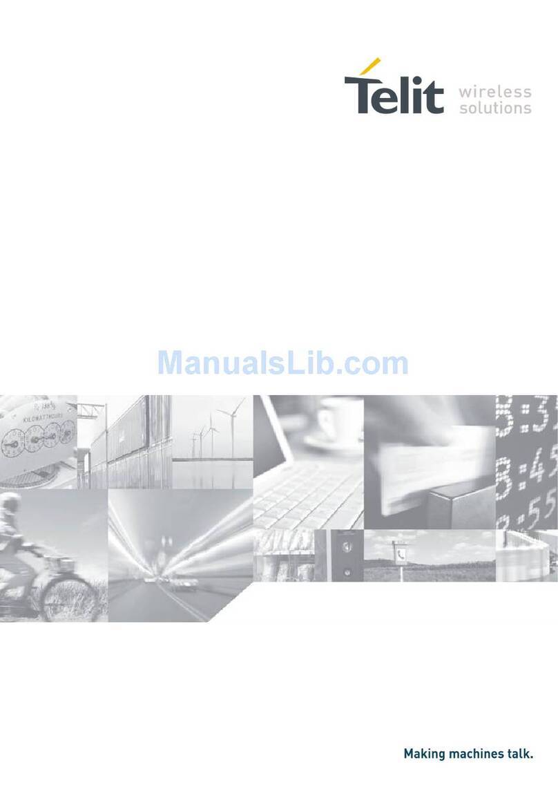 Telit Wireless Solutions GM862GPS Series Installation manual
