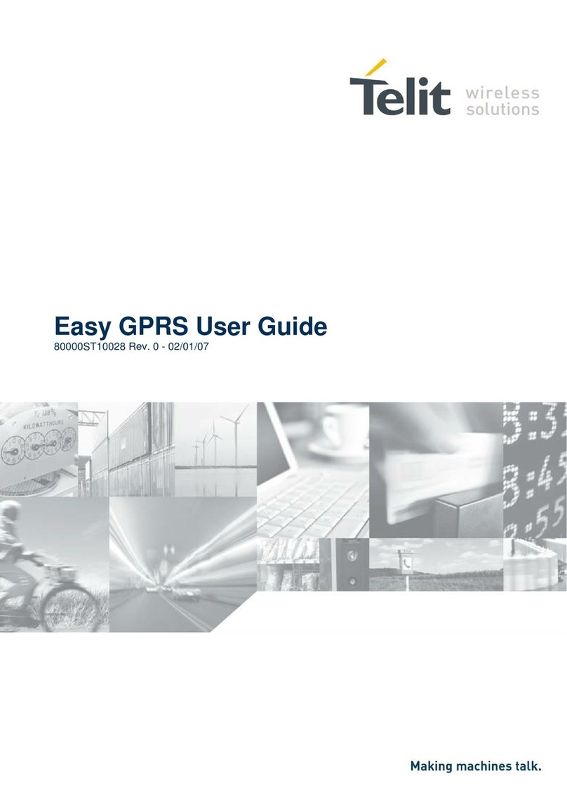 Telit Wireless Solutions Easy GPRS user guide