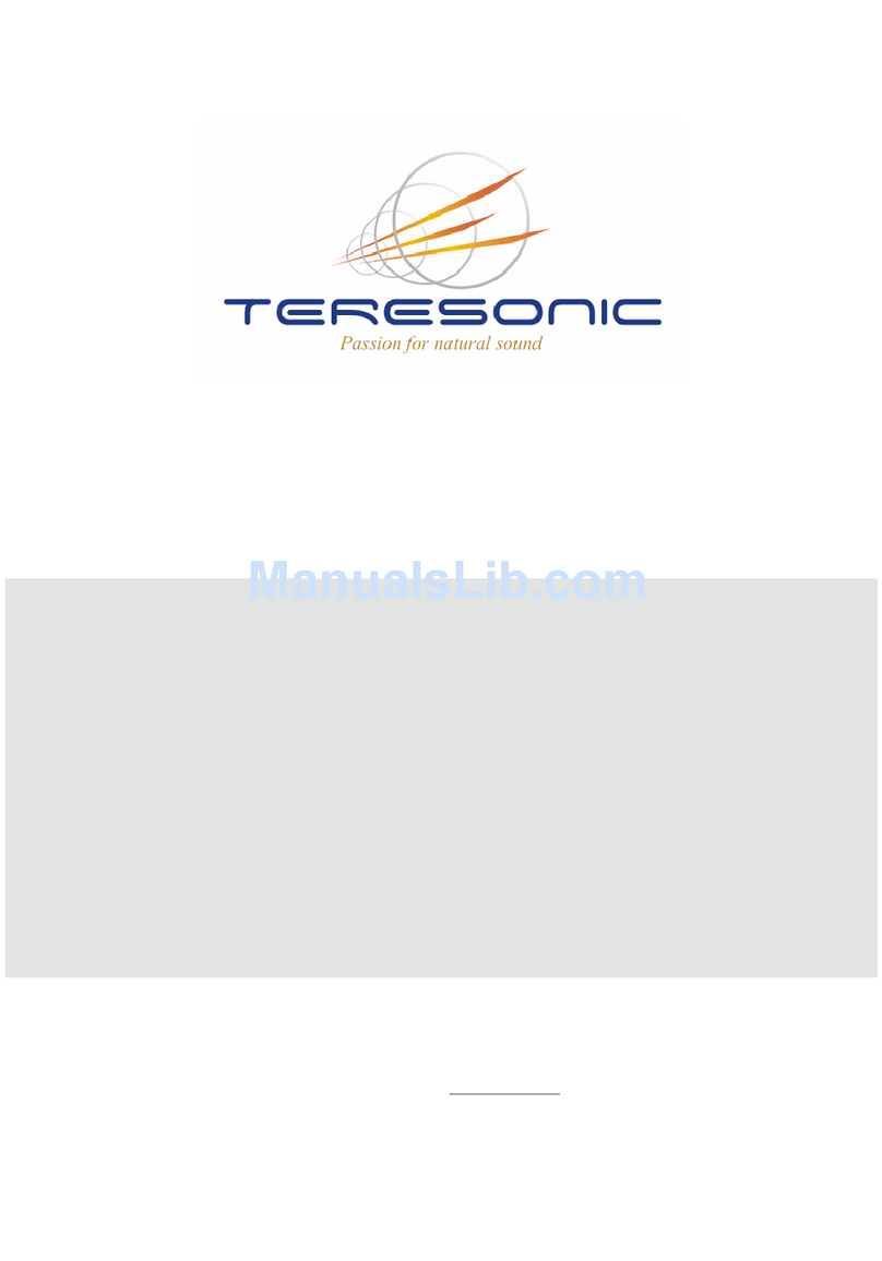 Teresonic Magnus Monitor Speakers user guide