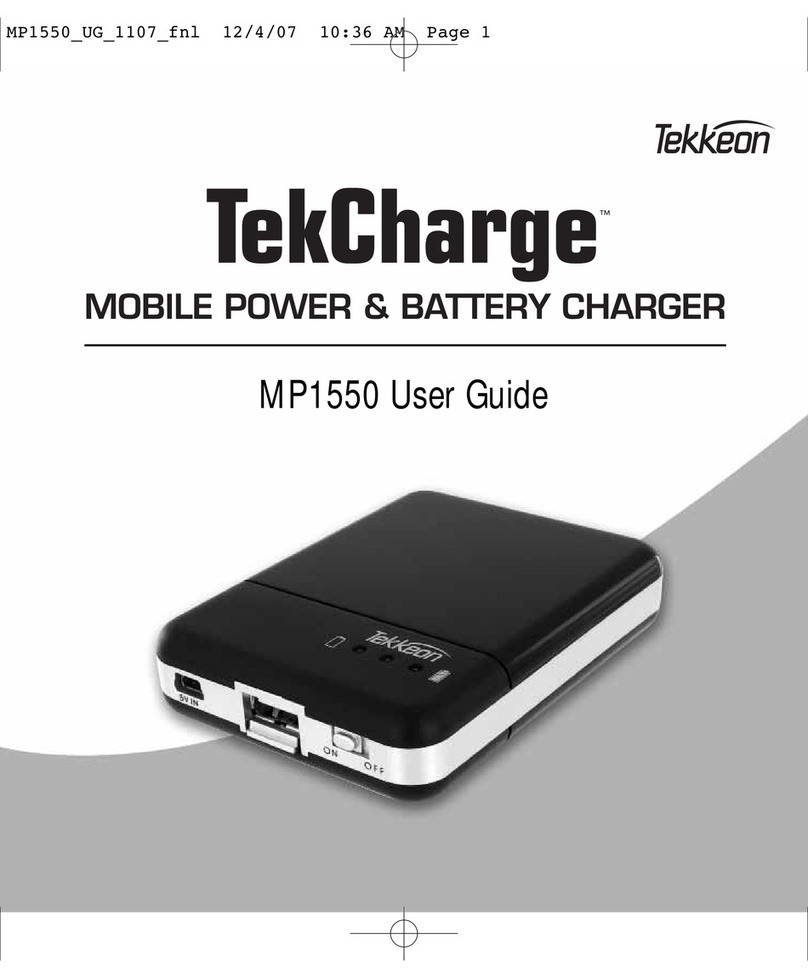 Tekkeon TekCharge MP1550 User manual