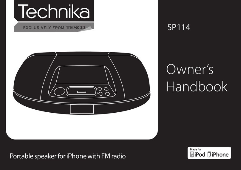 Technika SP114 Owner's handbook