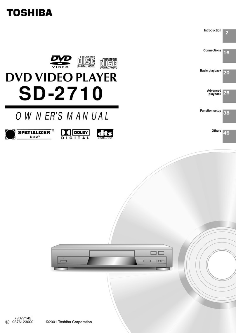 Toshiba SD-2710 User manual