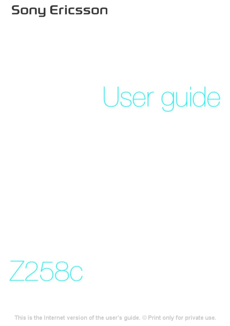 Sony Ericsson Z258C User manual