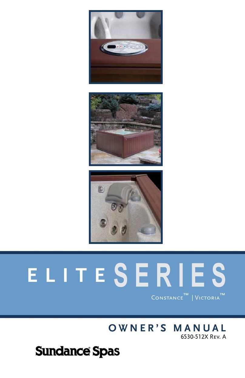 Sundance Spas CONSTANCE 6530-512X User manual