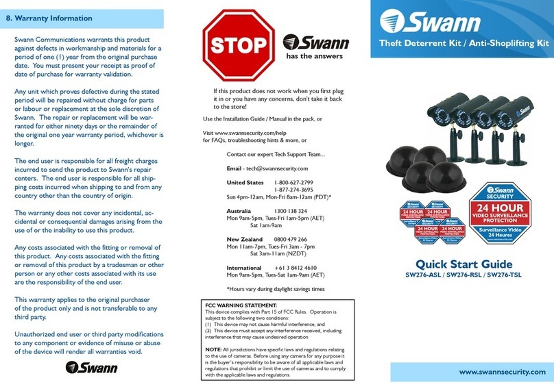 Swann SW276-ASL User manual