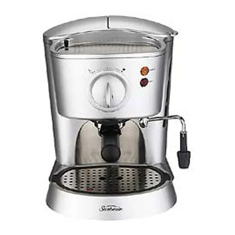 Sunbeam Bar Espresso EM3500 User manual