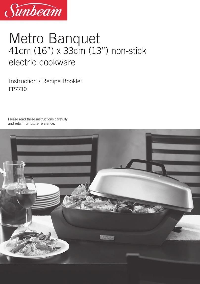 Sunbeam Metro Banquet FP7710 Operational manual