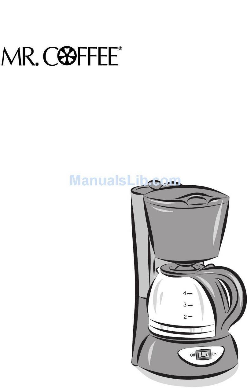 Mr. Coffee SP Series user manual