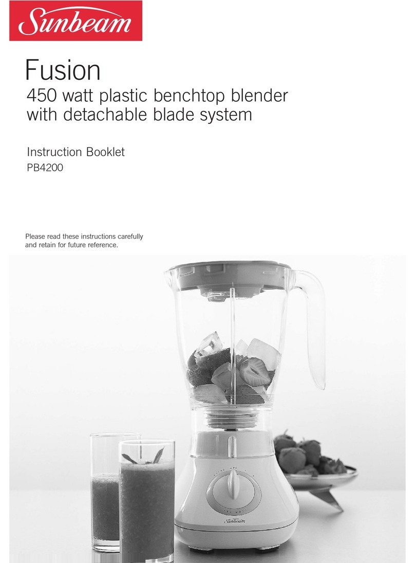 Sunbeam Fusion PB4200 User manual