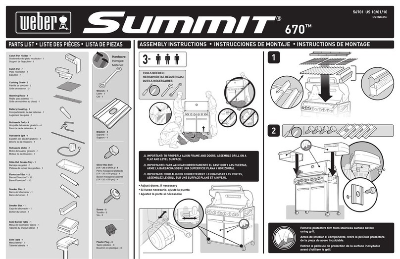 Weber Summit 670 Datasheet