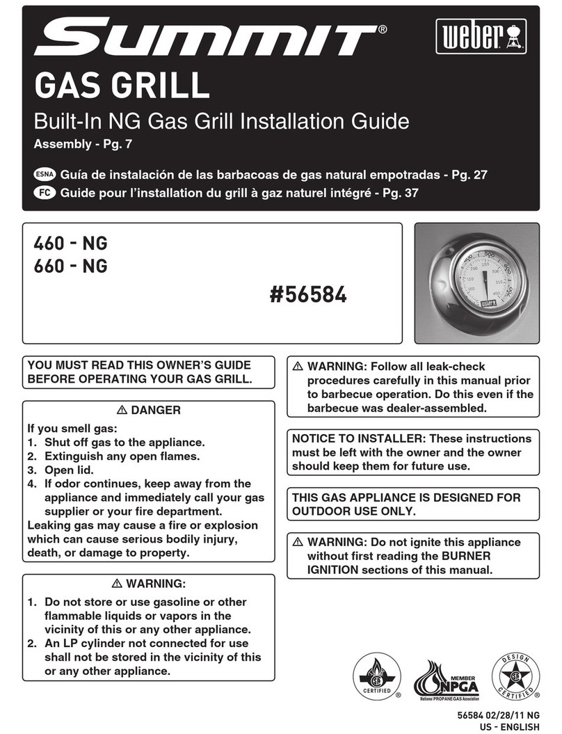 Weber Summit 460 - NG installation guide