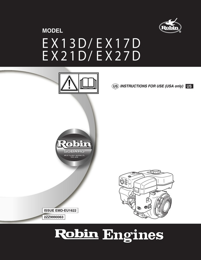 Robin EX13D User manual