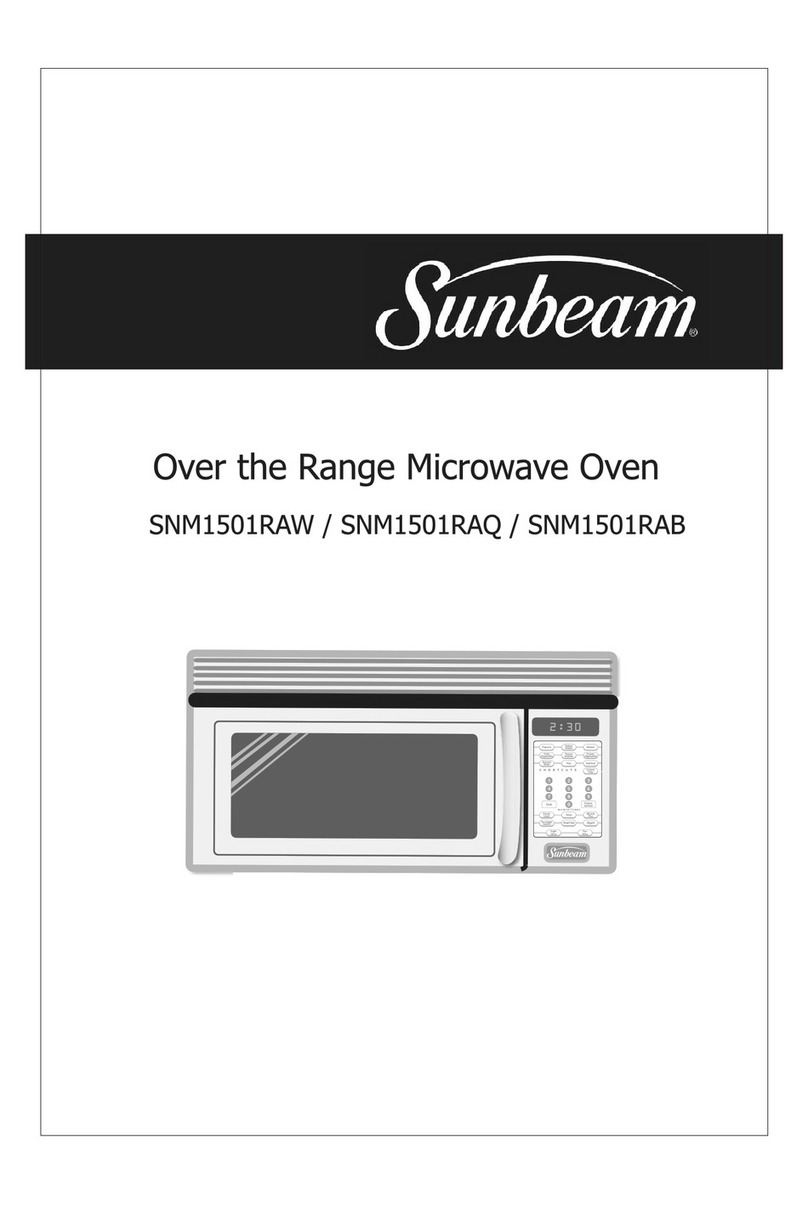 Sunbeam SNM1501RAB User manual