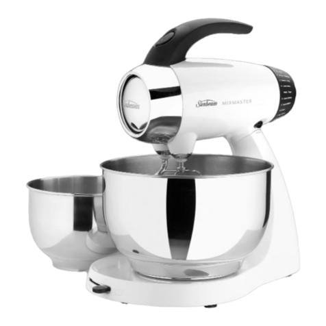 Sunbeam MX8800 - MIXMASTER PROFESSIONAL User manual