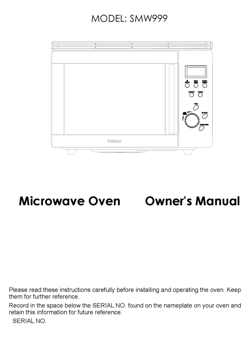 Sunbeam SMW999 owner's manual