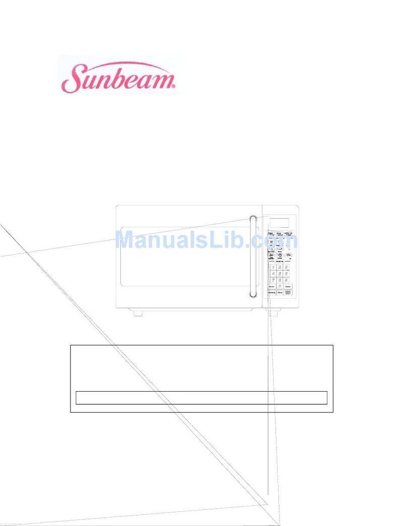 Sunbeam SMW1480 User manual