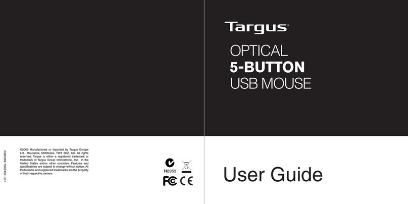 Targus USB mouse User manual
