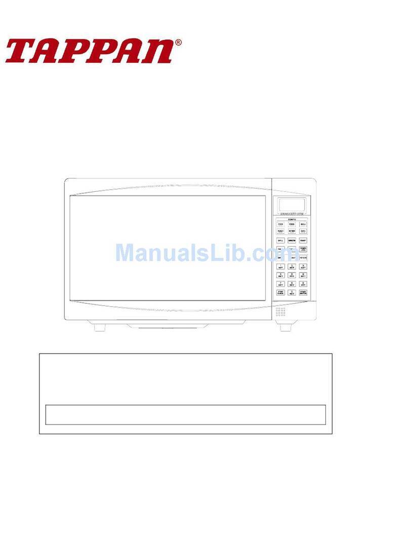 Tappan TC1050B User manual