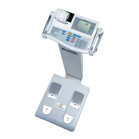 Tanita Body Composition Analyzer BC-418MA User manual