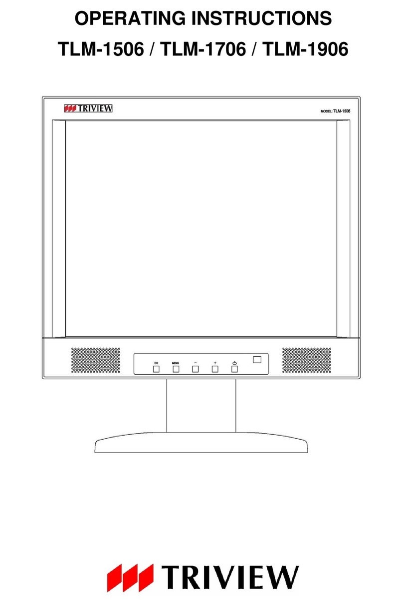 TRIVIEW TLM-1506 User manual