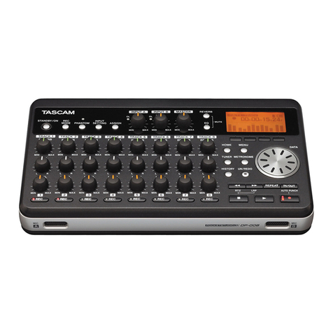 Tascam DP-008 owner's manual