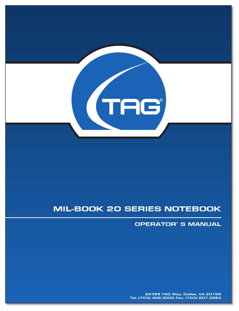 TAG 20 Operator's manual