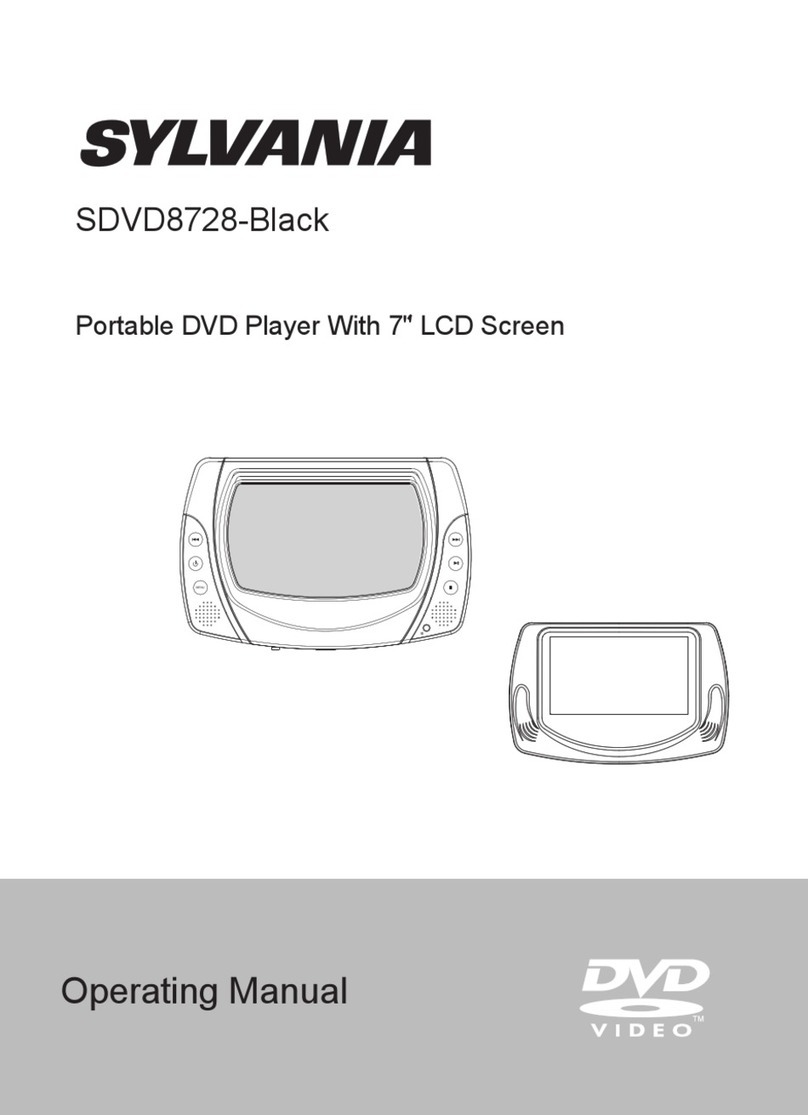 Sylvania SDVD8728-Black operating manual