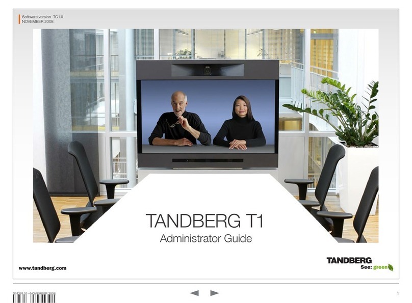 TANDBERG T1 Service manual