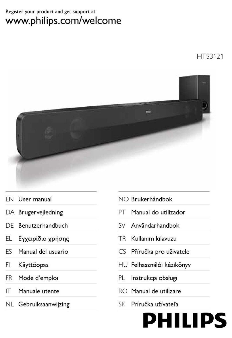 Philips HTS3121/12 user manual
