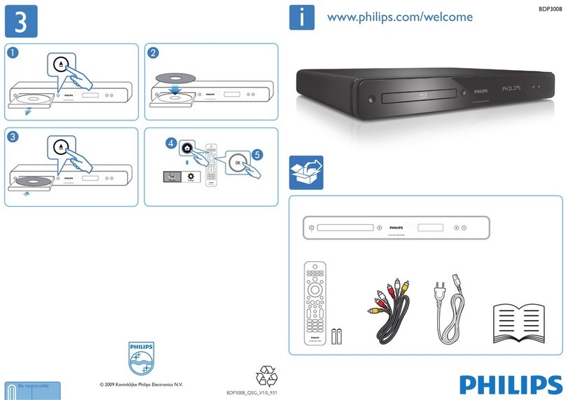 Philips BDP3008 User manual
