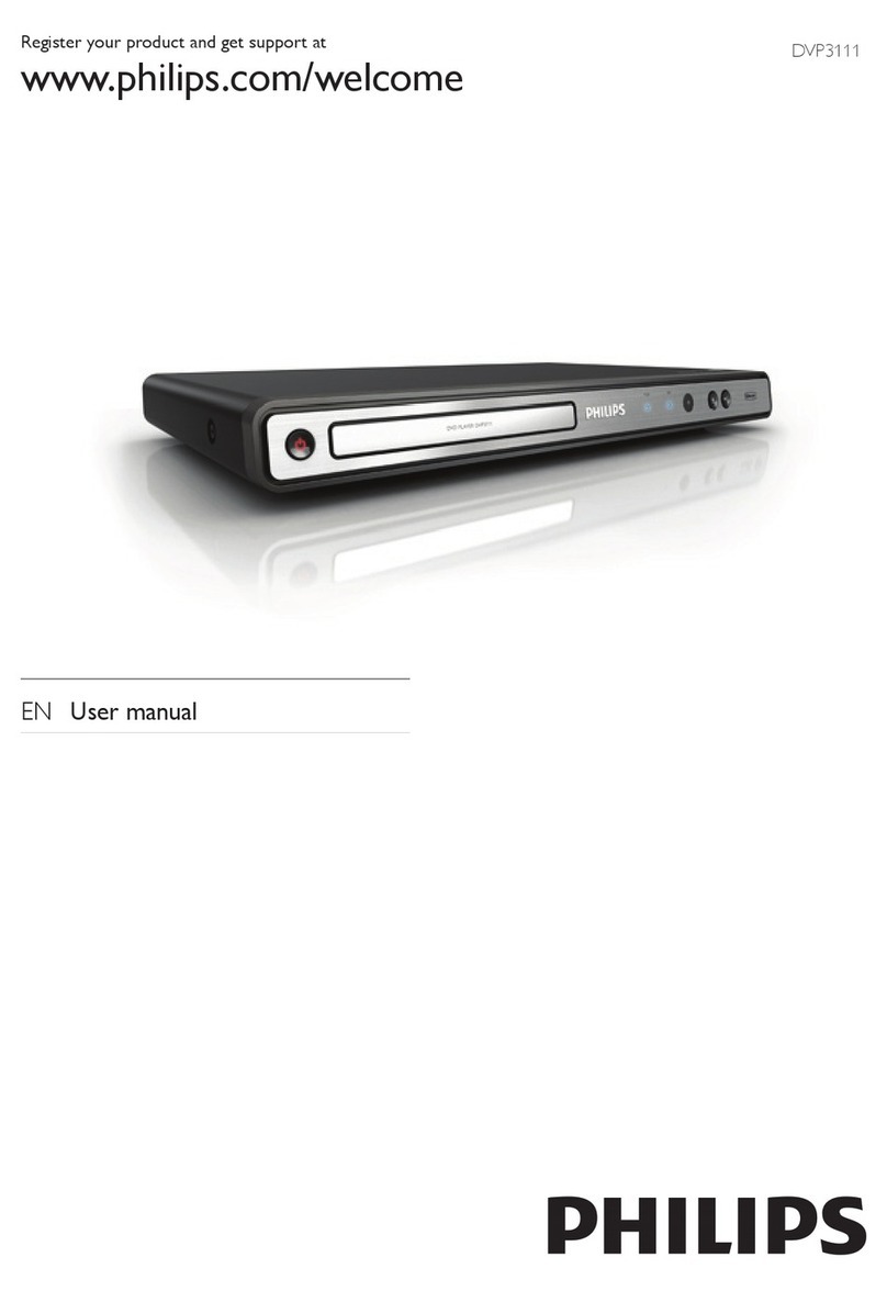 Philips DVP3111/05 user manual