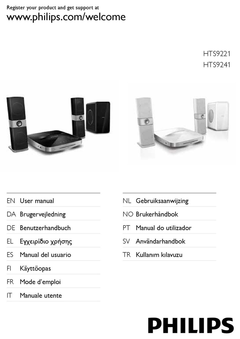 Philips Fidelio SoundHub HTS9241/12 User manual