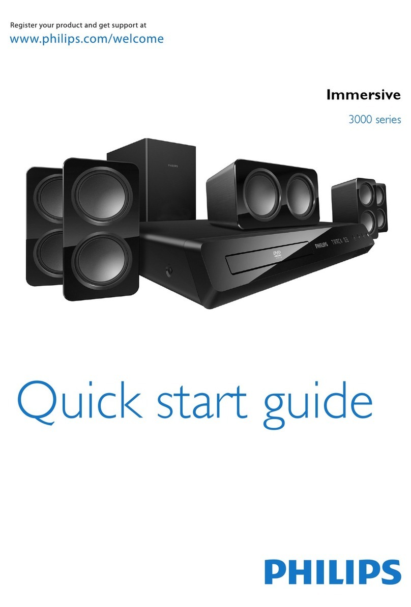 Philips HTS3531/55 quick start guide
