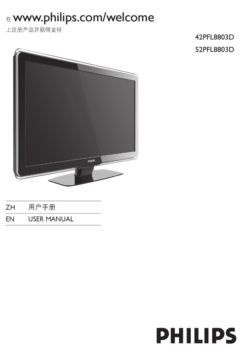 Philips 52PFL8803D/93 User manual