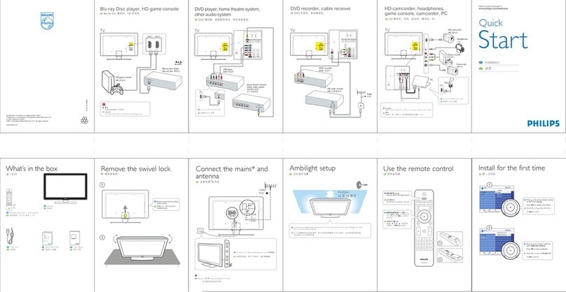 Philips 42PFL8803D/30 User manual