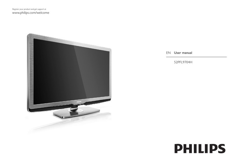 Philips 52PFL9704H/12 User manual