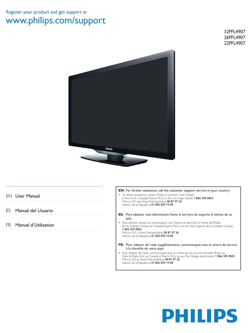Philips 26PFL4907/F7 User manual