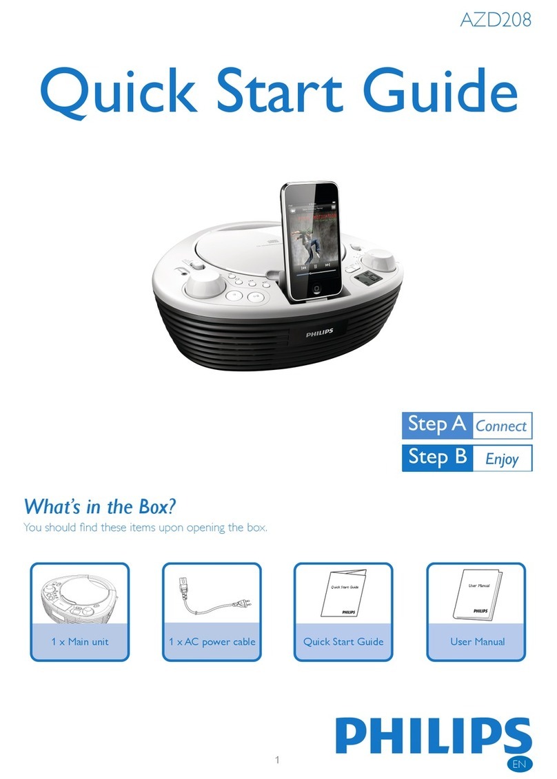 Philips AZD208/12 User manual