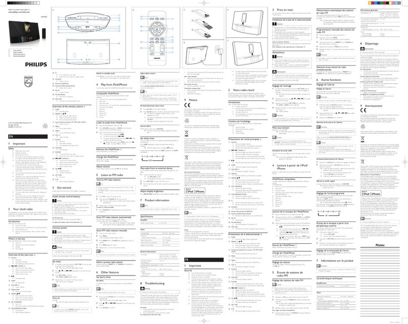 Philips AJ7040D User manual