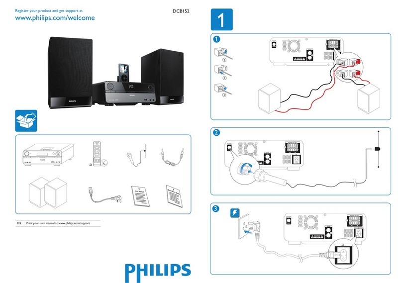 Philips DCB152 quick start