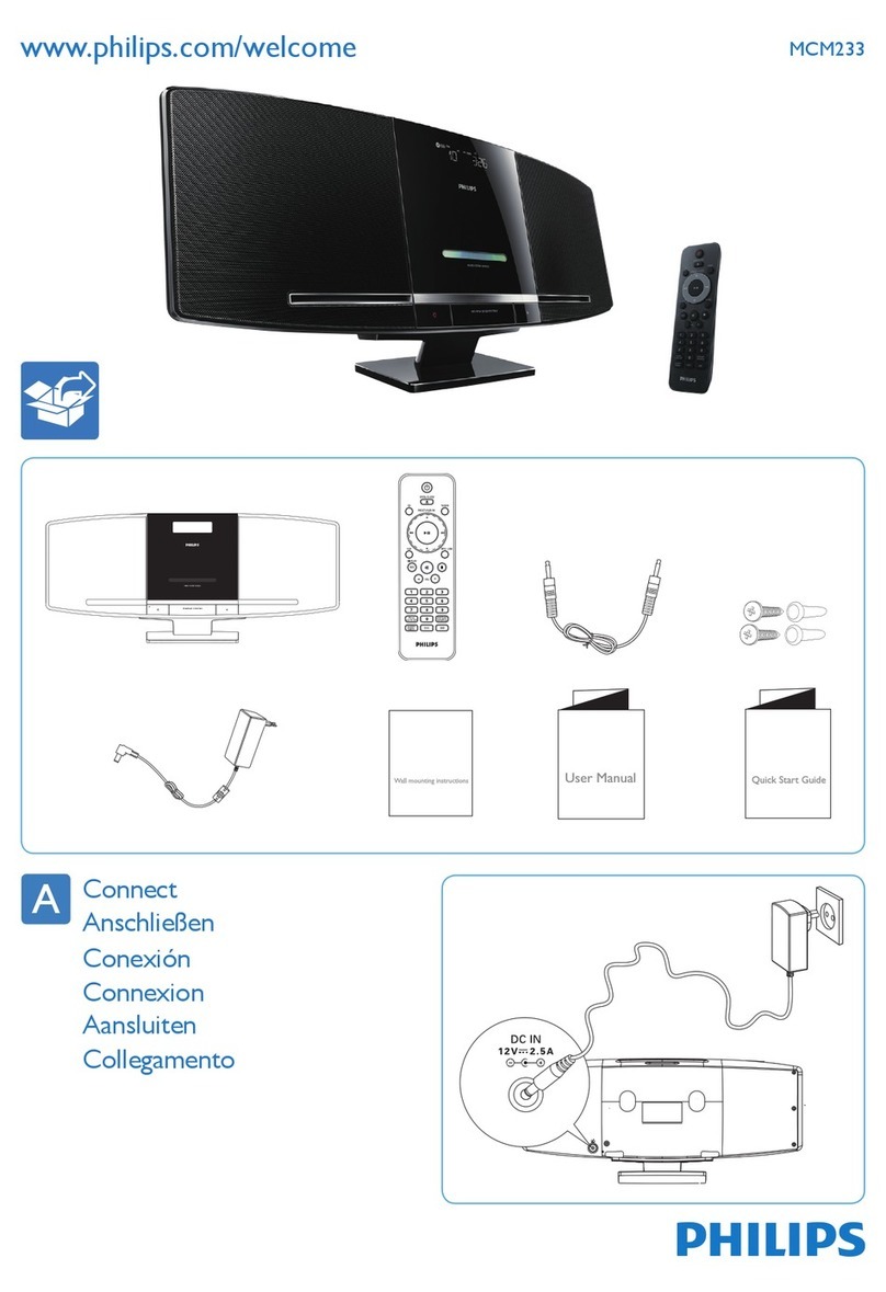 Philips MCM233/12 User manual