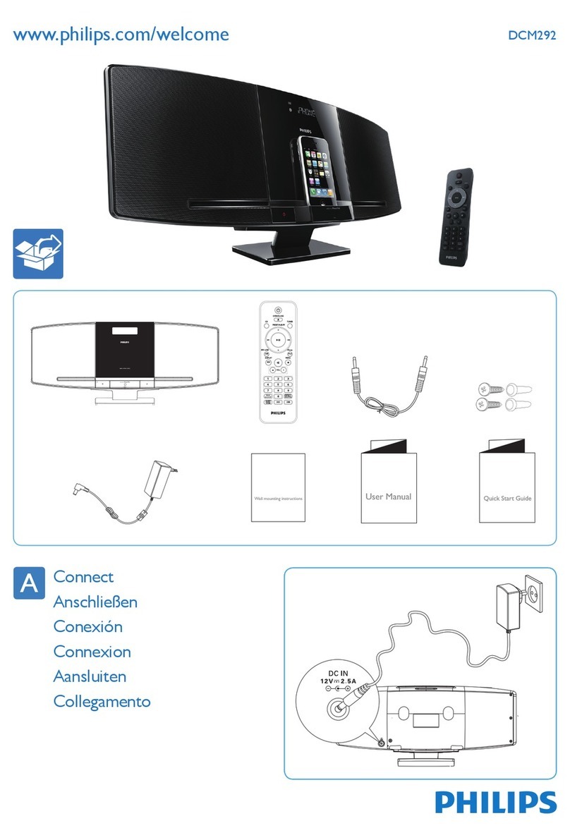 Philips DCM292/12 quick start guide
