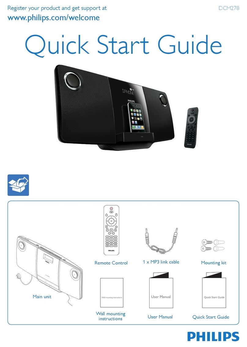 Philips DCM278/05 User manual Philips DCM278/05 User manual