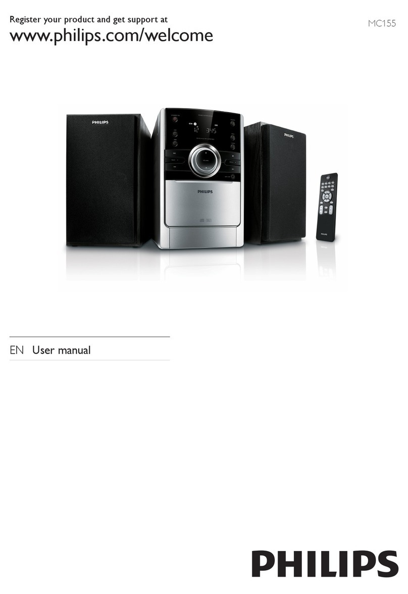 Philips MC155/05 user manual