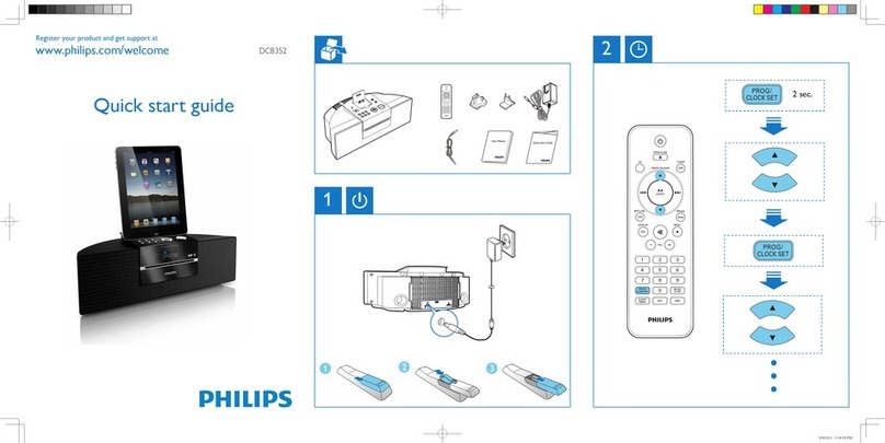 Philips DCB352/10 quick start guide